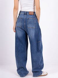 Jean Loose Large Bleu - NAUMY