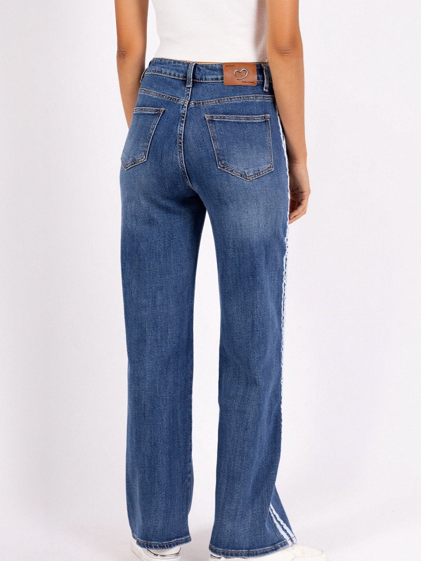 Jean Large à Bandes Latérales – Le Must-Have Street - NAUMY