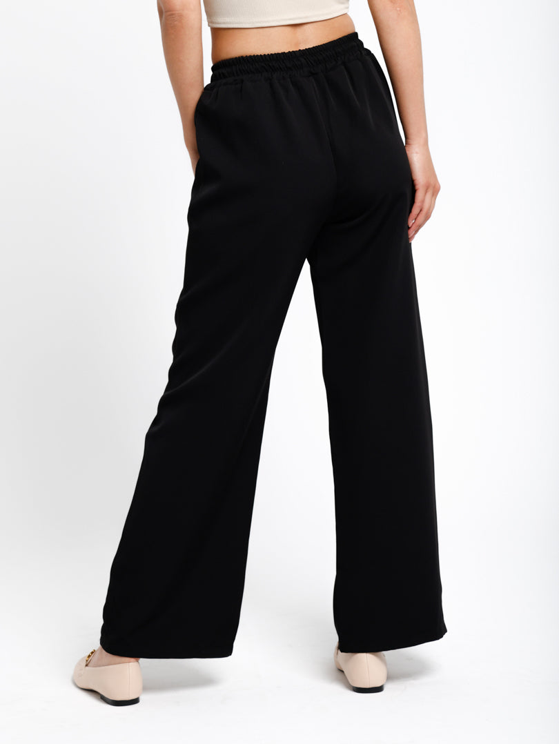 Pantalon fluide outlet taille elastique femme