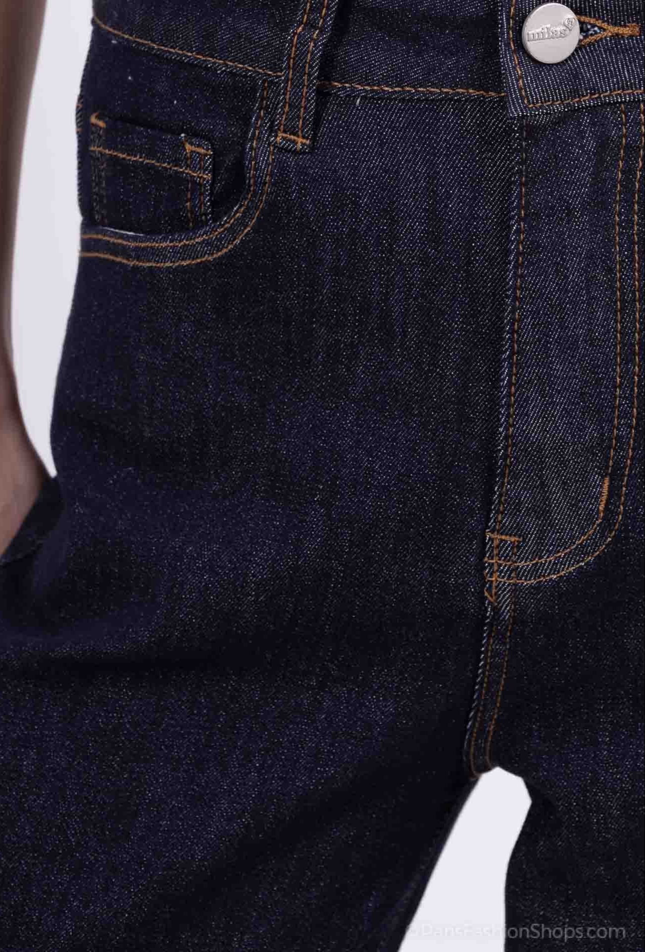 Jean large taille haute ourlets marqués - NAUMY